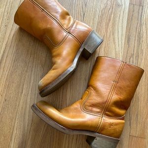 Frye Mini Campus Tan Boot Women’s 8